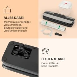 Forli Vakuumierer 75 KPa Inkl. Behälter Beutel Vakuumierschlauch -Haushaltsgeräte Geschäft 10041374 de 0007 logo