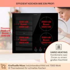 Magnichef 4 Flex Einbaukochfeld Induktion 4 Zonen / Flexzone 7000W Glaskeramik -Haushaltsgeräte Geschäft 10041381 de 0003 usp