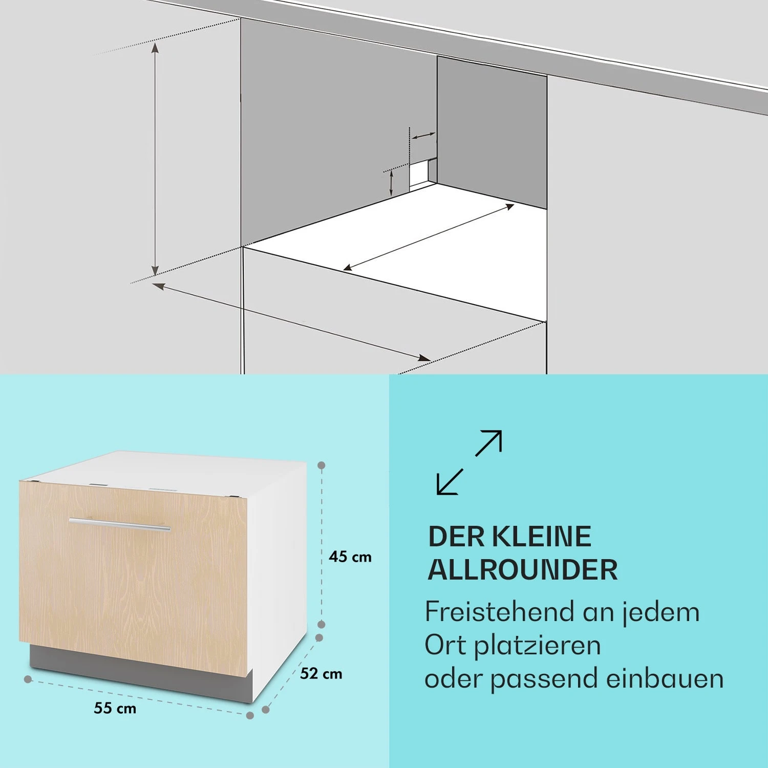 Havasia UV 6 Secret Einbau-Geschirrspüler UV-Licht 6 Programme 5 Havasia UV 6 Secret Einbau-Geschirrspüler UV-Licht 6 Programme – Bild 5