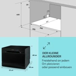 Havasia UV 8 Geschirrspüler UV-Licht Freistehend / Einbau 1620W 12 Havasia UV 8 Geschirrspüler UV-Licht Freistehend / Einbau 1620W -Haushaltsgeräte Geschäft 10041829 de 0005 usp