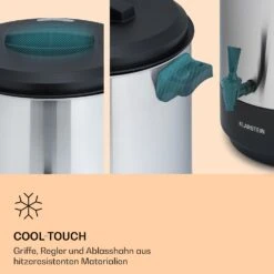 Abbey 40 Einkochautomat Getränkespender 40L 100°C 180min Edelstahl -Haushaltsgeräte Geschäft 10041839 de 0005 logo