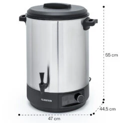 Abbey 40 Einkochautomat Getränkespender 40L 100°C 180min Edelstahl -Haushaltsgeräte Geschäft 10041839 yy 0008 dimensions