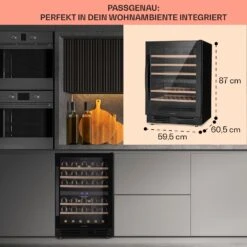 Vinovilla 50 Duo Zweizonen-Weinkühlschrank 53l 17 Fl. 3-Farben Glastür -Haushaltsgeräte Geschäft 10041899 de 0006 usp