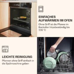 Noto Endurance Bratpfanne Ø20 Cm Geschmiedetes Aluminium Abnehmbarer Griff -Haushaltsgeräte Geschäft 10045001 de 0007 usp