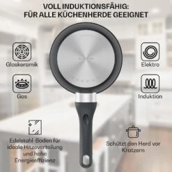 Noto Endurance Kasserolle Ø16cm Geschmiedetes Aluminium Induktion Antihaft 11 Noto Endurance Kasserolle Ø16cm Geschmiedetes Aluminium Induktion Antihaft -Haushaltsgeräte Geschäft 10045005 de 0004 usp