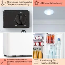 Happy Hour 38 Mini-Kühlschrank Minibar 38 Liter 26 DB -Haushaltsgeräte Geschäft 10045047 de 0005 usp