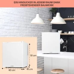 Happy Hour 38 Mini-Kühlschrank Minibar 38 Liter 26 DB -Haushaltsgeräte Geschäft 10045047 de 0006 usp