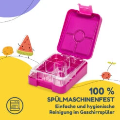 Klarstein Schmatzfatz Easy Snackbox 4 Fächer 18 X 15 X 5 Cm (BxHxT) -Haushaltsgeräte Geschäft 10045068 de 0005 usp