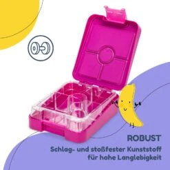 Klarstein Schmatzfatz Easy Snackbox 4 Fächer 18 X 15 X 5 Cm (BxHxT) -Haushaltsgeräte Geschäft 10045068 de 0006 usp