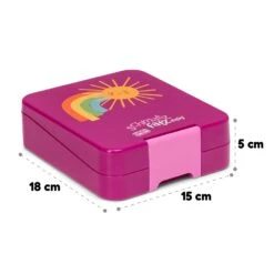 Klarstein Schmatzfatz Easy Snackbox 4 Fächer 18 X 15 X 5 Cm (BxHxT) -Haushaltsgeräte Geschäft 10045068 yy 0011 dimensions