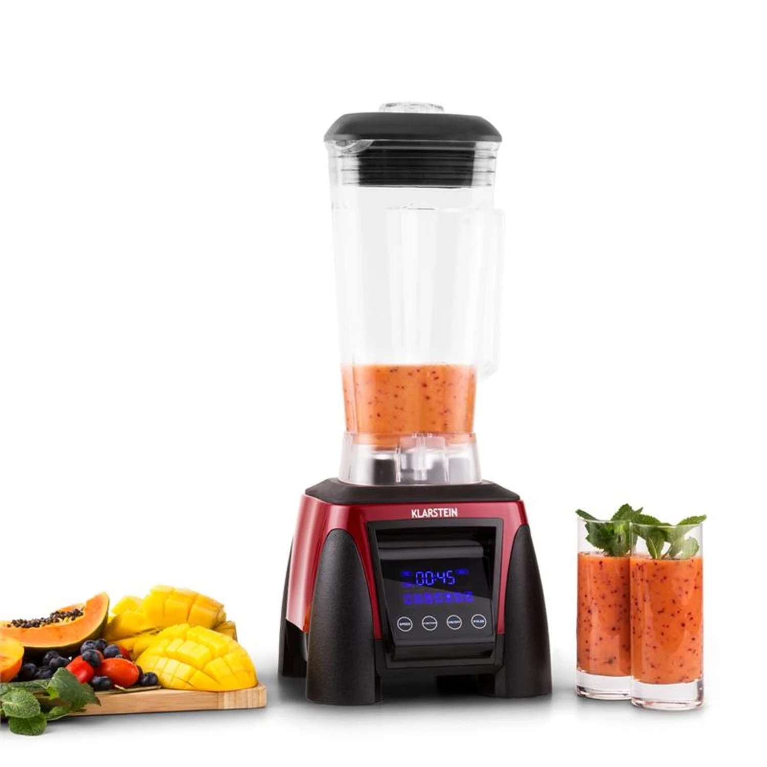 Herakles 8G Standmixer Rot Mit Cover 1800W 2,4 PS 2 Liter BPA-frei 4 Herakles 8G Standmixer Rot Mit Cover 1800W 2,4 PS 2 Liter BPA-frei – Bild 4