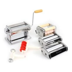 Carina Morena Pasta Maker Set Küchenmaschine 800W 4L Edelstahlschüssel 12 Carina Morena Pasta Maker Set Küchenmaschine 800W 4L Edelstahlschüssel -Haushaltsgeräte Geschäft 60001807 yy 0008 titel Klarstein Pasta Maker Nudelmaschine