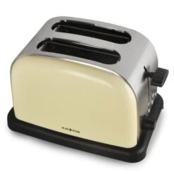 Aquavita Frühstücksset Creme Wasserkocher Toaster Creme -Haushaltsgeräte Geschäft 60001826 yy 0004 titel title 2 toaster klarstein creme