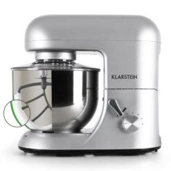Bella Argentea Komplettset Küchenmaschine + Zusatzschüssel Silber -Haushaltsgeräte Geschäft 60001830 yy 0003 detail Klarstein Bella Argentea Kuechenmaschine reedit