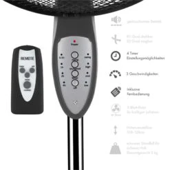 Summerjam Standventilator 2er-Set Standlüfter 50W 3 Stufen Grau 8 Summerjam Standventilator 2er-Set Standlüfter 50W 3 Stufen Grau -Haushaltsgeräte Geschäft 60002059 yy 0004 logo Klarstein Summerjam Standventilator grau reedit