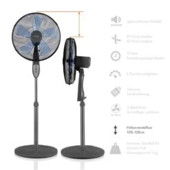 Summerjam Standventilator 2er-Set Standlüfter 50W 3 Stufen Grau 9 Summerjam Standventilator 2er-Set Standlüfter 50W 3 Stufen Grau -Haushaltsgeräte Geschäft 60002059 yy 0006 logo Klarstein Summerjam Standventilator grau reedit
