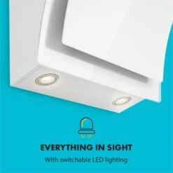 Sabia 60 Dunstabzugshaube | 60cm | 600 M³/h | Energieeffizienzklasse A | Inklusive 2 X Aktivkohlefilter -Haushaltsgeräte Geschäft 60002217 yy 0006 logo Klarstein Sabia 60 Dunstabzugshaube