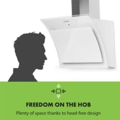 Sabia 60 Dunstabzugshaube | 60cm | 600 M³/h | Energieeffizienzklasse A | Inklusive 2 X Aktivkohlefilter -Haushaltsgeräte Geschäft 60002217 yy 0007 logo Klarstein Sabia 60 Dunstabzugshaube