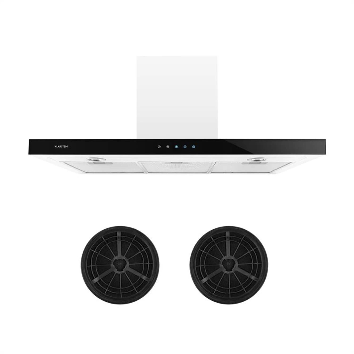 Bon Vivant Noir Dunstabzugshaube Umluftset Aktivkohlefilter Schwarz