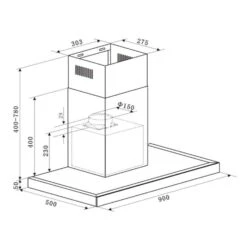 Bon Vivant Rouge Dunstabzugshaube Umluftset Aktivkohlefilter Rot -Haushaltsgeräte Geschäft 60002232 yy 0008 logo Klarstein Bon Vivant Rouge Dunstabzugshaube