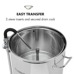 Mundschenk XXL + Eintauchkühler Bierbrauanlage 3000W 50l 304 Edelstahl -Haushaltsgeräte Geschäft 60002276 yy 0004 logo Klarstein Mundschenk XXL Maischekessel Edelstahl