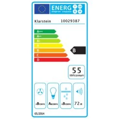 Zelda Dunstabzugshaube 60cm Umluftset 620 M³/h Aktivkohlefilter -Haushaltsgeräte Geschäft 60002278 energy label