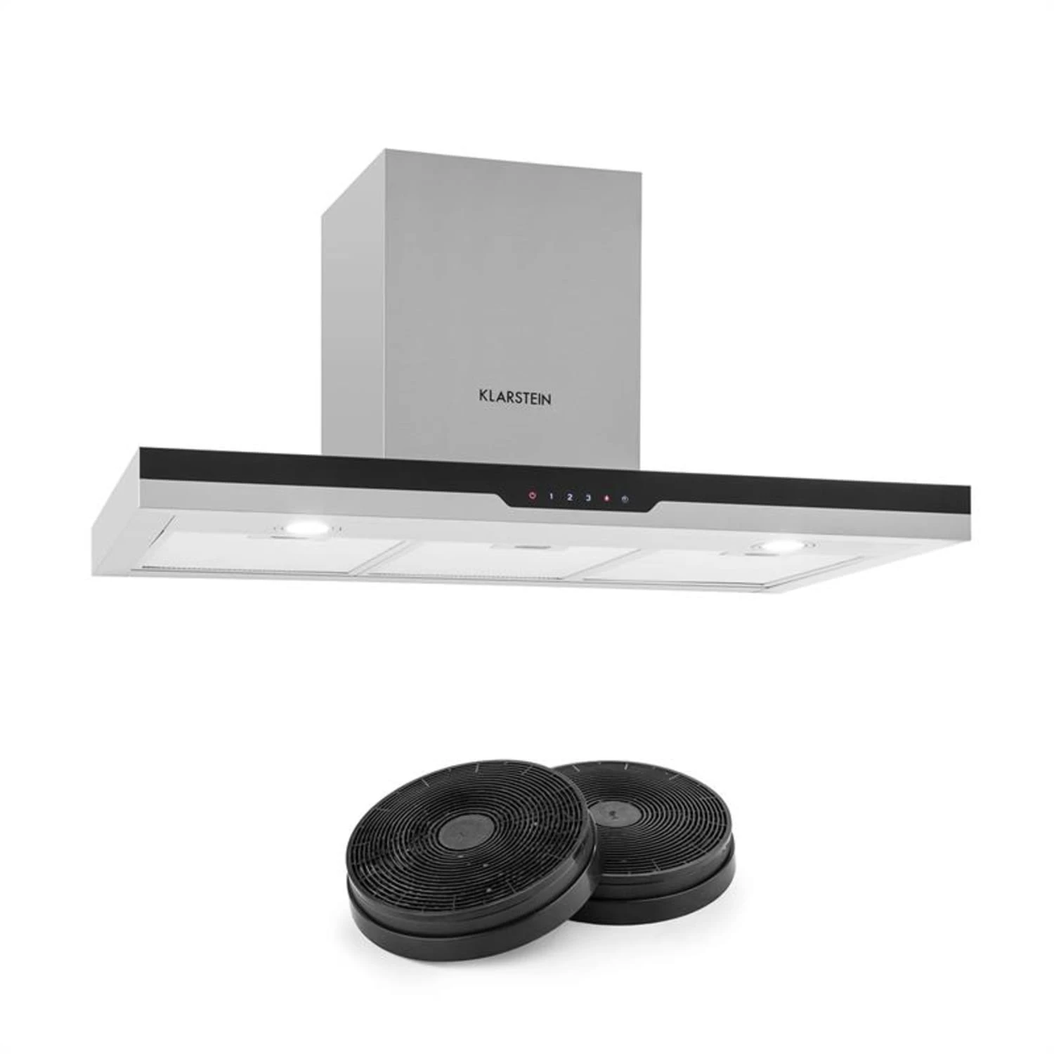 Finessa Dunstabzugshaube Umluftset 90cm 635 M³/h 2 Aktivkohlefilter 1 Finessa Dunstabzugshaube Umluftset 90cm 635 M³/h 2 Aktivkohlefilter