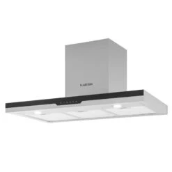 Finessa Dunstabzugshaube Umluftset 90cm 635 M³/h 2 Aktivkohlefilter 18 Finessa Dunstabzugshaube Umluftset 90cm 635 M³/h 2 Aktivkohlefilter -Haushaltsgeräte Geschäft 60002301 yy 0007 front Klarstein Finessa Dunstabzugshaube Edelstahl