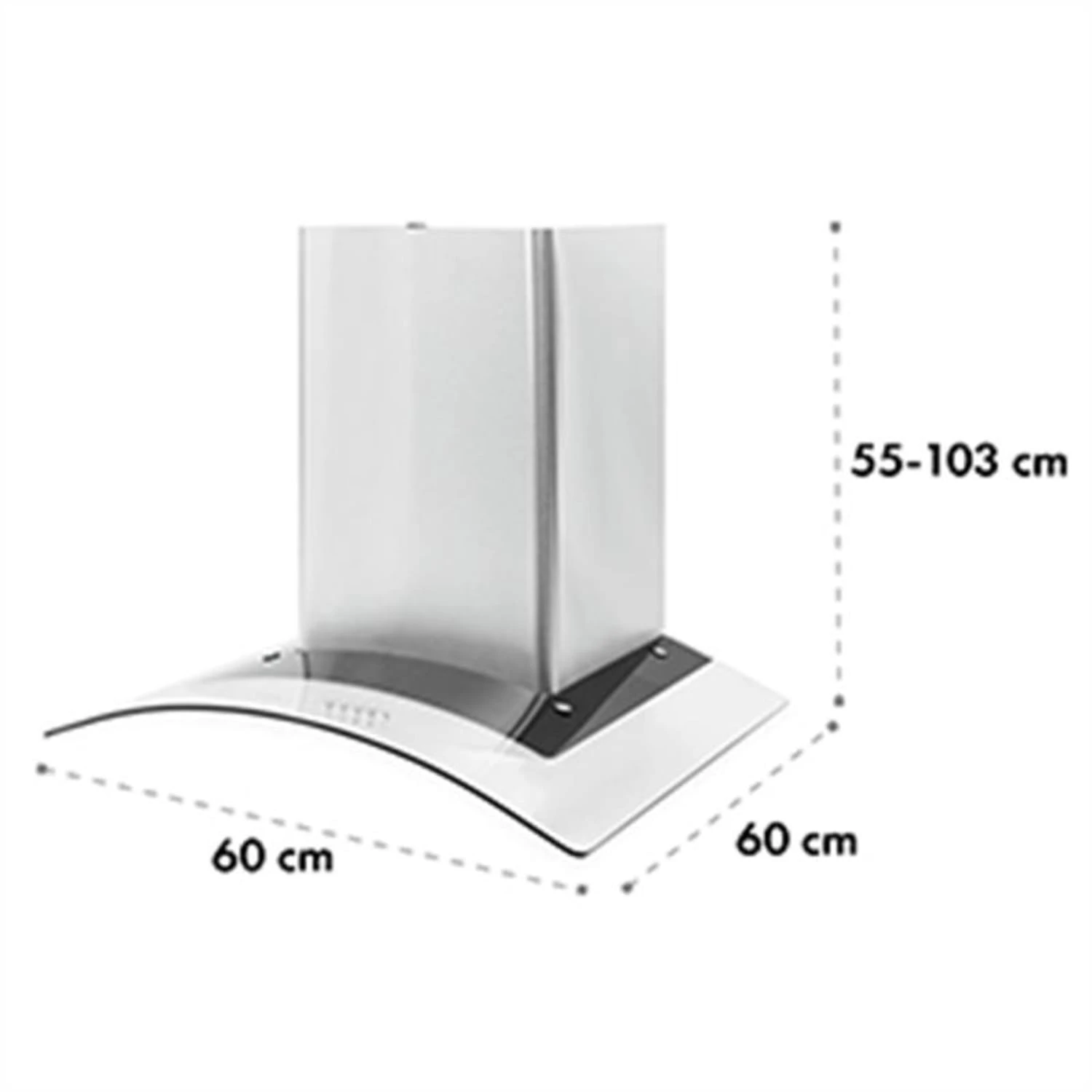 Hotspot Dunstabzugshaube Umluftset 60cm 610 M³/h Aktivkohlefilter 4 Hotspot Dunstabzugshaube Umluftset 60cm 610 M³/h Aktivkohlefilter – Bild 4