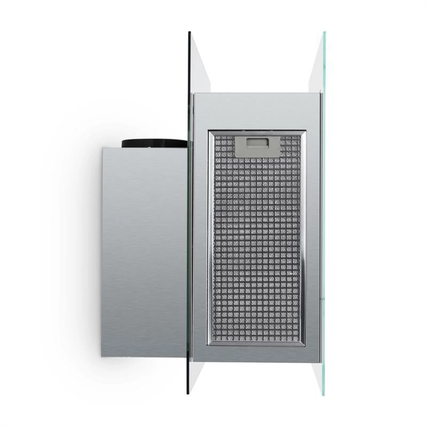 Karree Dunstabzugshaube Umluftset 60cm 640 M³/h LED Edelstahl Weiß 4 Karree Dunstabzugshaube Umluftset 60cm 640 M³/h LED Edelstahl Weiß – Bild 4