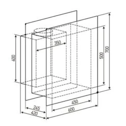 Karree Dunstabzugshaube Umluftset 60cm 640 M³/h LED Edelstahl Weiß 17 Karree Dunstabzugshaube Umluftset 60cm 640 M³/h LED Edelstahl Weiß -Haushaltsgeräte Geschäft 60002317 yy 0007 logo