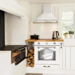 Montblanc Dunstabzugshaube Umluftset 610m³/h 165W 2x1,5W Weiß -Haushaltsgeräte Geschäft 60002319 yy 0003 ambient Klarstein Montblanc 60 Dunstabzugshaube weiss