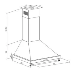 Montblanc Dunstabzugshaube Umluftset 610m³/h 165W 2x1,5W Weiß -Haushaltsgeräte Geschäft 60002319 yy 0007 logo Klarstein Montblanc 60 Dunstabzugshaube weiss