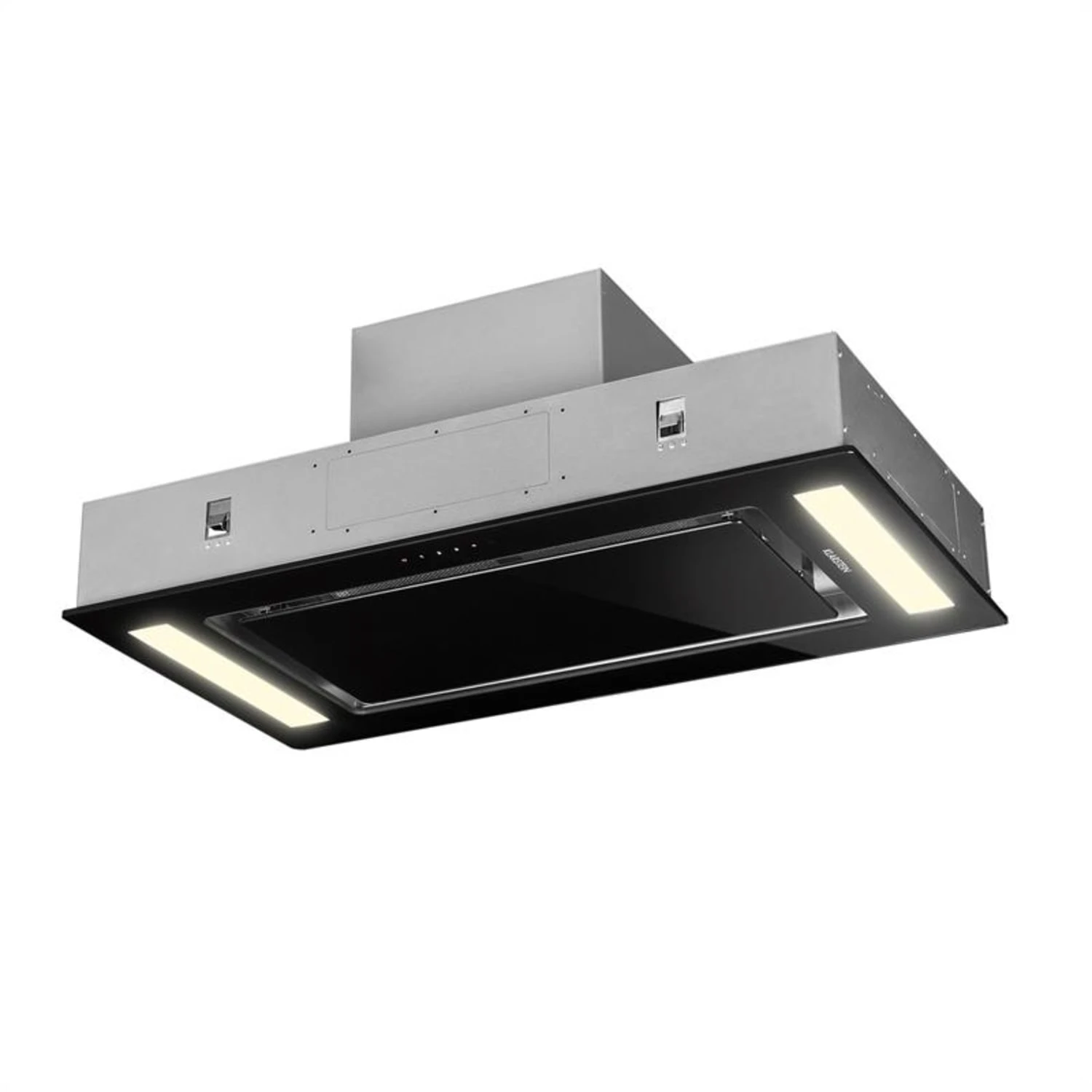 Remy Dunstabzugshaube Umluftset 90cm 230W 620m³/h Schwarz 6 Remy Dunstabzugshaube Umluftset 90cm 230W 620m³/h Schwarz – Bild 6