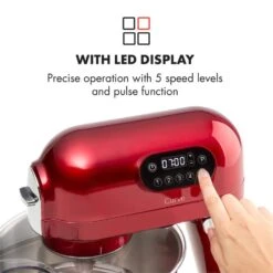 Curve Plus Küchenmaschinen-Set | 5l | 4-in-1 Fleischwolf | Rot 12 Curve Plus Küchenmaschinen-Set | 5l | 4-in-1 Fleischwolf | Rot -Haushaltsgeräte Geschäft 60002329 yy 0005 logo Klarstein Curve Plus Kuechenmaschinen Set rot