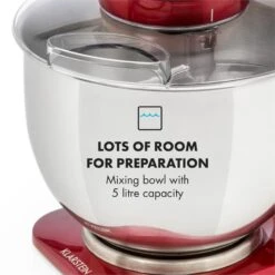 Curve Plus Küchenmaschinen-Set | 5l | 4-in-1 Fleischwolf | Rot 15 Curve Plus Küchenmaschinen-Set | 5l | 4-in-1 Fleischwolf | Rot -Haushaltsgeräte Geschäft 60002329 yy 0009 logo Klarstein Curve Plus Kuechenmaschinen Set rot