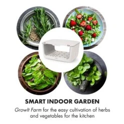 GrowIt Farm Starter Kit Asia 28 Pflanzen 48W 8Ltr Asia-Seeds Nährlösung -Haushaltsgeräte Geschäft 60002406 yy 0004 logo Klarstein GrowIt Farm Smart Indoor Garden 8 Liter