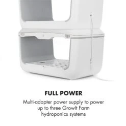 GrowIt Farm 3 Etagen Kit 3x Smart Indoor Garden Verbindungsset 22 GrowIt Farm 3 Etagen Kit 3x Smart Indoor Garden Verbindungsset -Haushaltsgeräte Geschäft 60002466 yy 0011 logo Klarstein GrowIt Multi Adapter Netzteil