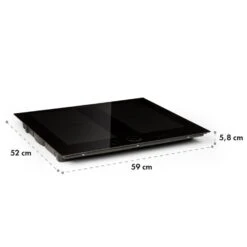 Kalahari Delicatessa Einbau-Ofen-Set Induktion 7000W 68Ltr Schwarz Edelstahl 22 Kalahari Delicatessa Einbau-Ofen-Set Induktion 7000W 68Ltr Schwarz Edelstahl -Haushaltsgeräte Geschäft 60002585 yy 0012 logo Klarstein Delicatessa 60 Einbaukochfeld schwarz