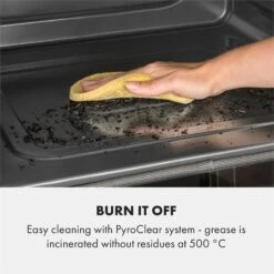 Gusteau Remy Einbau-Set Backofen + Einbau-Haube 2950W Weiß Edelstahl 13 Gusteau Remy Einbau-Set Backofen + Einbau-Haube 2950W Weiß Edelstahl -Haushaltsgeräte Geschäft 60002591 yy 0004 logo Klarstein Gusteau Elektrischer Einbaubackofen weiss