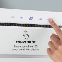 Gusteau Hektor Einbau-Set Backofen + Unterbau-Haube 2950W 64Ltr 530 M³/h Weiß Edelstahl -Haushaltsgeräte Geschäft 60002592 yy 0009 logo Klarstein Hektor Dunstabzugshaube Einbau weiss