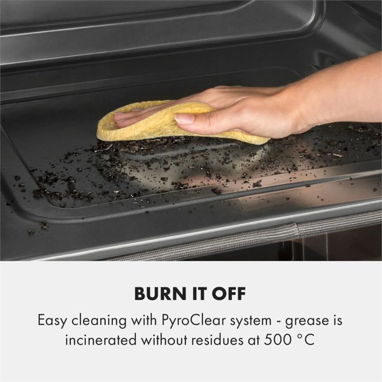 Gusteau Aurora Einbau-Set Backofen + Wandabzugshaube 2950W 64Ltr 550 M³/h Weiß Edelstahl 4 Gusteau Aurora Einbau-Set Backofen + Wandabzugshaube 2950W 64Ltr 550 M³/h Weiß Edelstahl – Bild 4