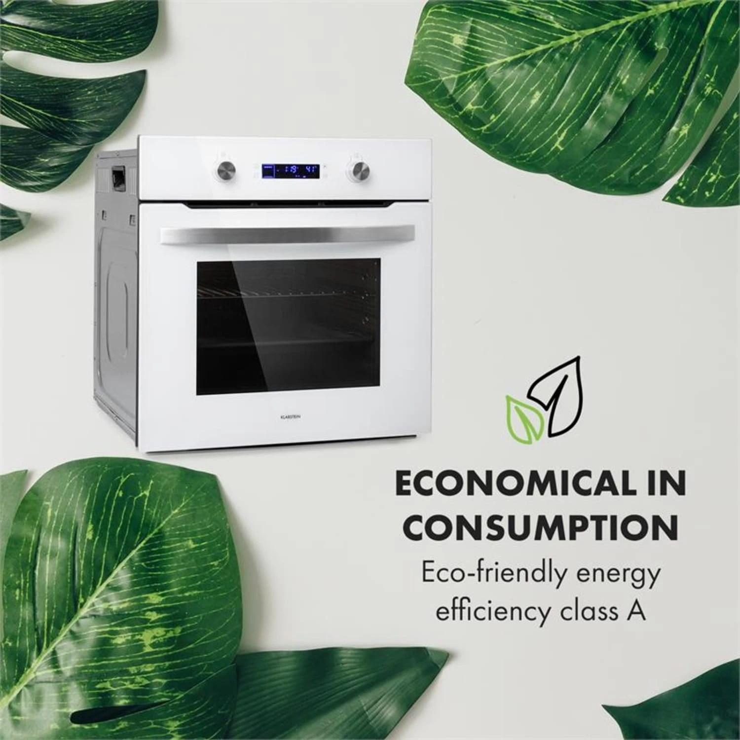 Gusteau Aurora Einbau-Set Backofen + Wandabzugshaube 2950W 64Ltr 550 M³/h Weiß Edelstahl 5 Gusteau Aurora Einbau-Set Backofen + Wandabzugshaube 2950W 64Ltr 550 M³/h Weiß Edelstahl – Bild 5