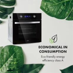 Gusteau Delicatessa Einbau-Ofen-Set Induktion 7000W Schwarz Edelstahl -Haushaltsgeräte Geschäft 60002594 yy 0006 logo Klarstein Gusteau Elektrischer Einbaubackofen schwarz