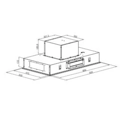 Gusteau Remy Einbau-Set Backofen + Einbau-Haube 2950W 64Ltr 620 M³/h Schwarz Edelstahl -Haushaltsgeräte Geschäft 60002597 yy 0011 logo Klarstein Remy Deckenhaube 90cm schwarz