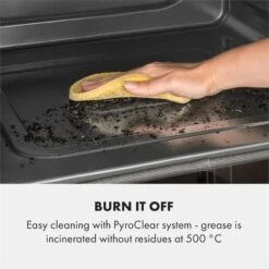 Gusteau Aurora Einbau-Set Backofen + Wandabzugshaube Schwarz Edelstahl 15 Gusteau Aurora Einbau-Set Backofen + Wandabzugshaube Schwarz Edelstahl -Haushaltsgeräte Geschäft 60002598 yy 0004 logo Klarstein Gusteau Elektrischer Einbaubackofen schwarz