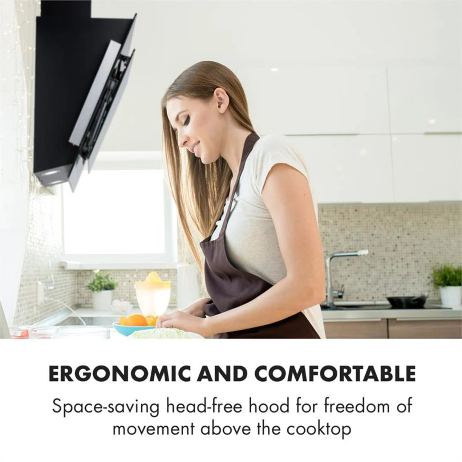 Gusteau Aurora Einbau-Set Backofen + Wandabzugshaube Schwarz Edelstahl 9 Gusteau Aurora Einbau-Set Backofen + Wandabzugshaube Schwarz Edelstahl – Bild 9