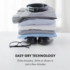 ShirtButler Pro Automatisches Trocknersystem Hemd / Hose / Schuhe 1200W 2-in-1 70°C Timer Weiß -Haushaltsgeräte Geschäft 60002670 yy 0005 logo Klarstein ShirtButler Pro Trocknersystem weiss