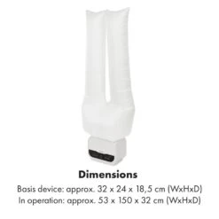 ShirtButler Pro Automatisches Trocknersystem Hemd / Hose / Schuhe 1200W 2-in-1 70°C Timer Weiß -Haushaltsgeräte Geschäft 60002670 yy 0009 logo Klarstein ShirtButler Pro Trocknersystem weiss