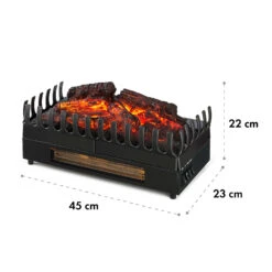 Studio Frame Kamingehäuse-Set Dekokamin + Kamini FX Kamineinsatz | Klassisches Design | MDF | Wandverschraubung | 100 X 88 X 30 Cm | Kamin-Einsatz: 1000/2000W | Täuschend Echte Feuerillusion Mit 2W LED -Haushaltsgeräte Geschäft 60002704 yy 0010 logo Klarstein Lausanne Frame Gehaeuse Kamini FX